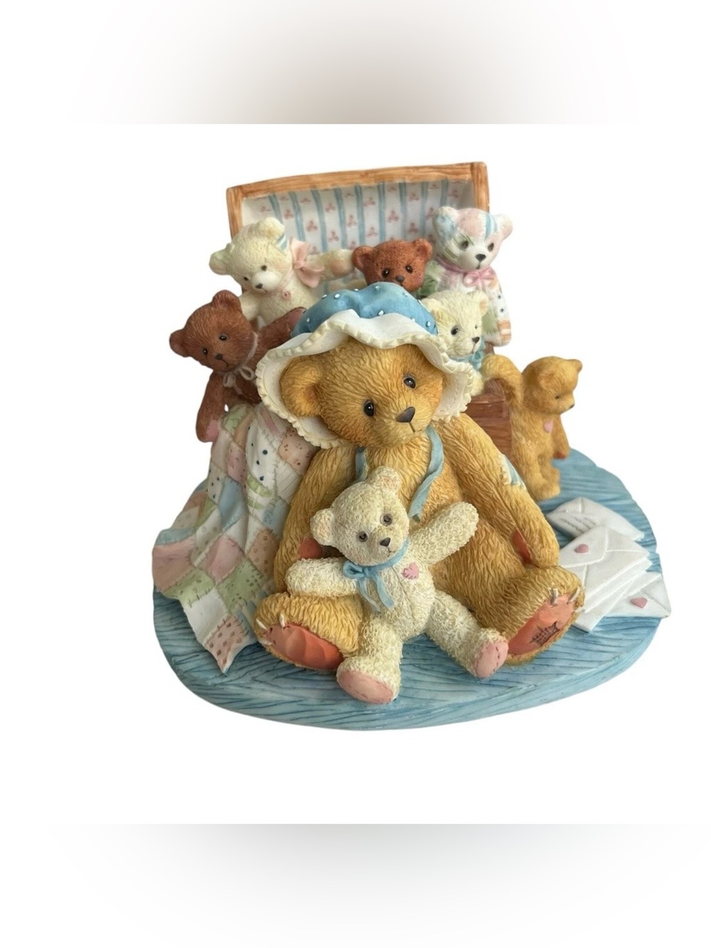 Cherished Teddies Tasha In Grandmothers Attic Limited Edition 1996 #156353 Box